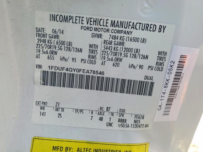 2015 Ford F450 Super Duty