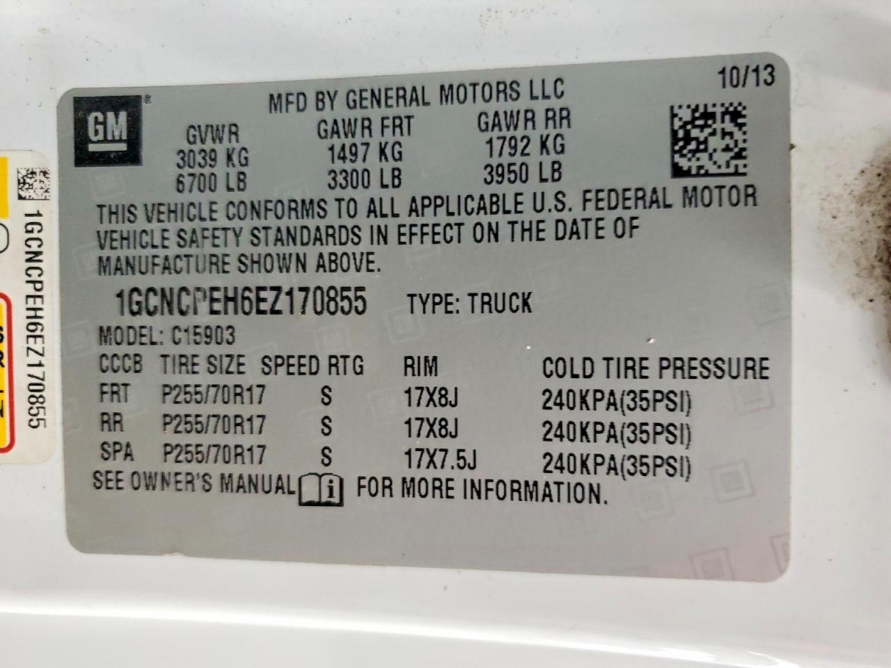 2014 Chevrolet Silverado C1500