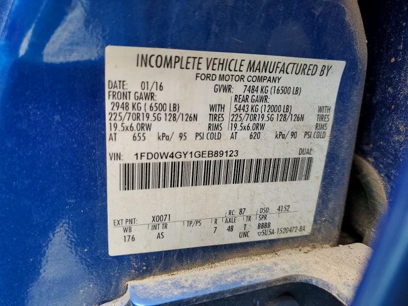2016 Ford F450 Super Duty Dump Truck