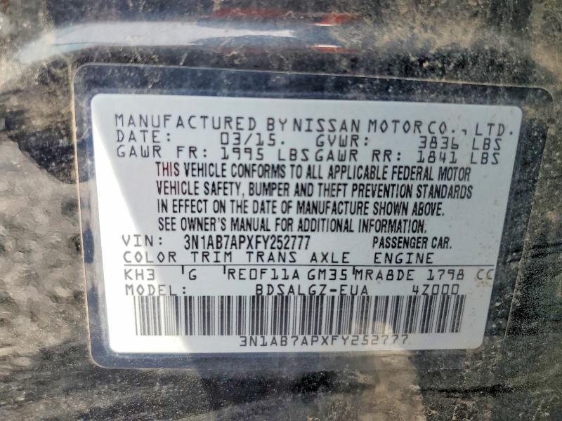 2015 Nissan Sentra sl