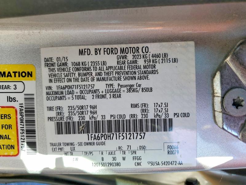 2015 Ford Fusion se