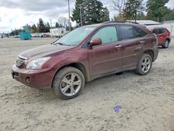2008 Lexus Rx 400h Base en venta en Spanaway, WA