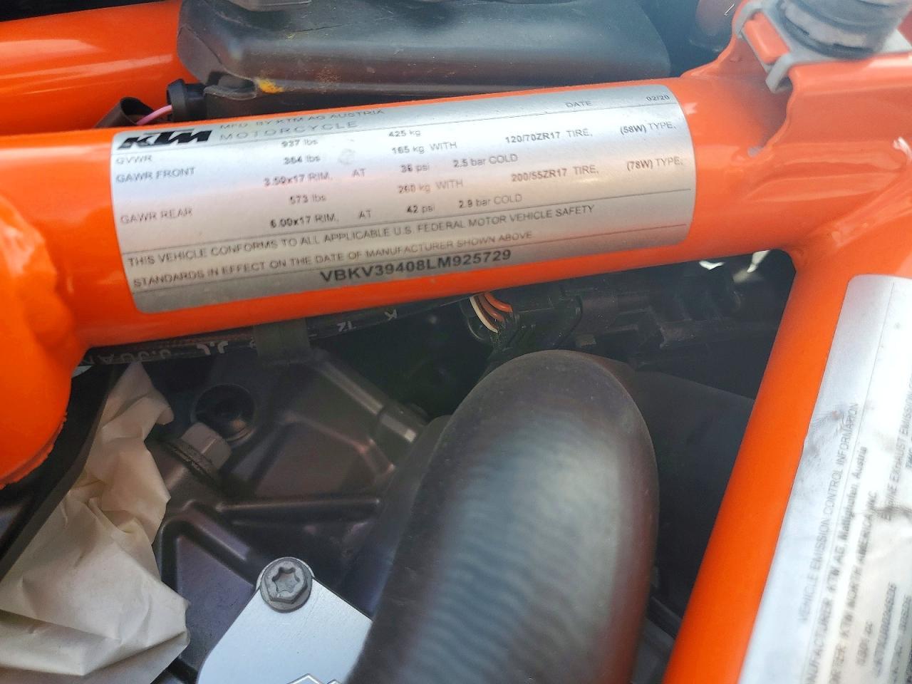 2020 KTM 1290 Super Duke R
