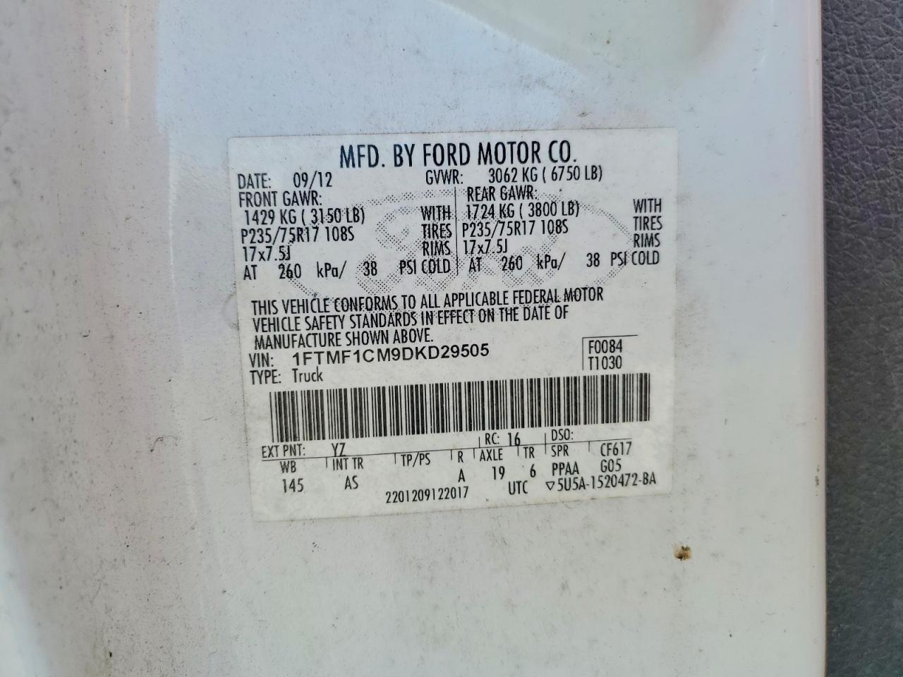 2013 Ford F150