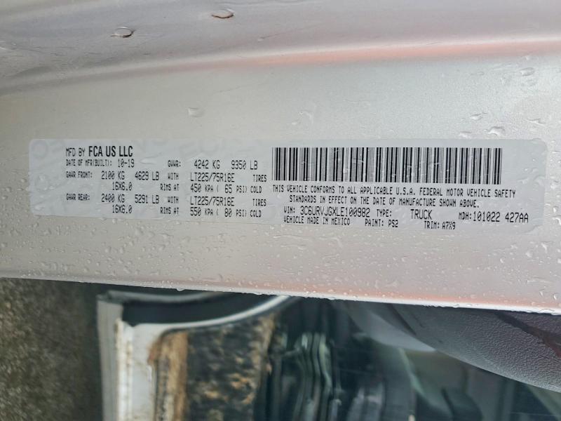 2020 Dodge Ram Promaster 3500 3500 High