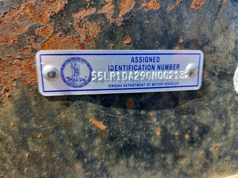 2016 Rbtx 2016 Reiser Dump Trailer