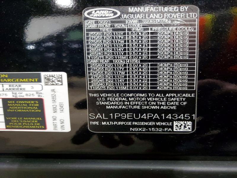 2023 Land Rover Range Rover Sport Dynamic se