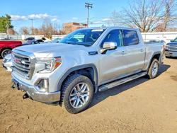 Salvage trucks for sale at New Britain, CT auction: 2019 GMC Sierra K1500 SLT