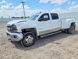 Salvage cars for sale from Copart Mercedes, TX: 2018 Chevrolet Silverado K3500 LTZ