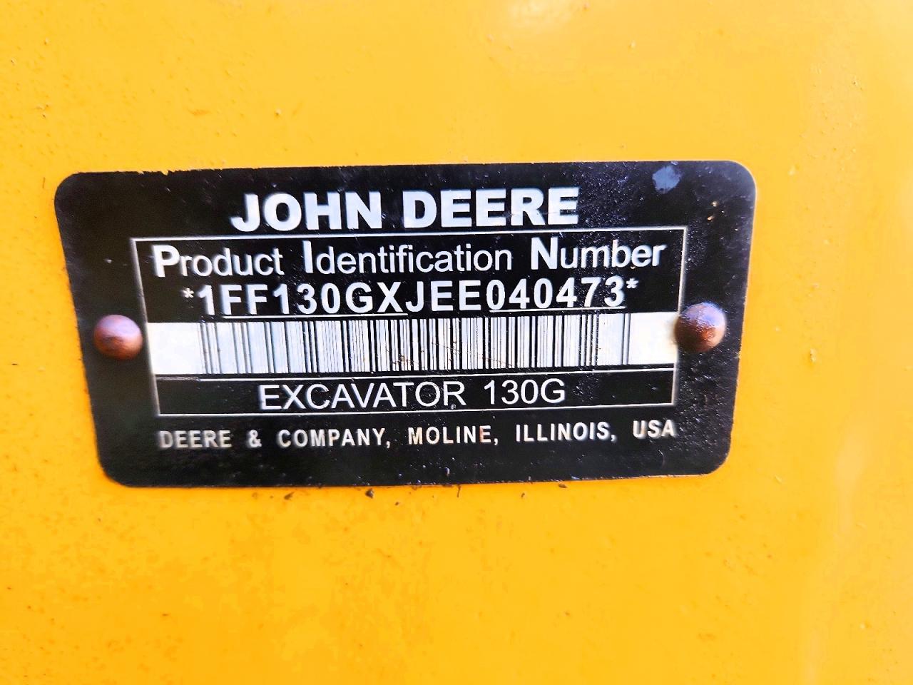 2014 John Deere 130G Excavator