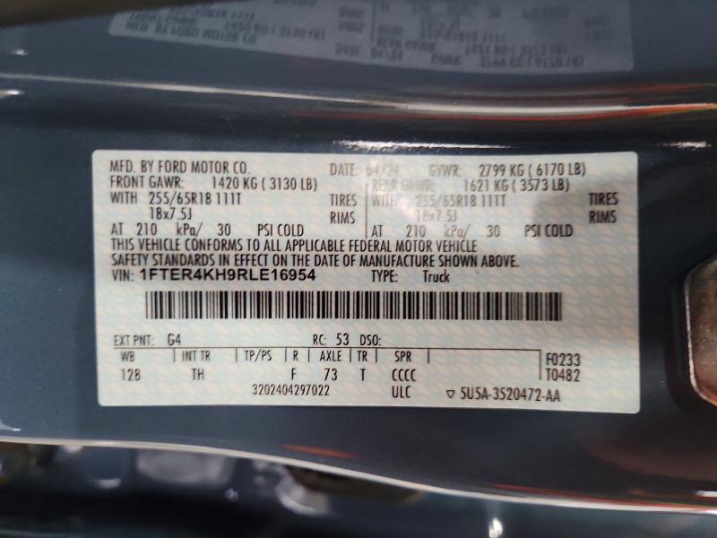 2024 Ford Ranger Lariat