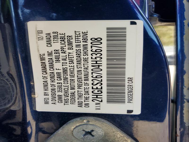 2004 Honda Civic ex