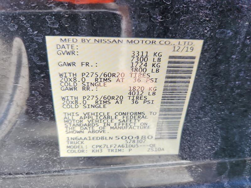 2020 Nissan Titan Platinum Reserve