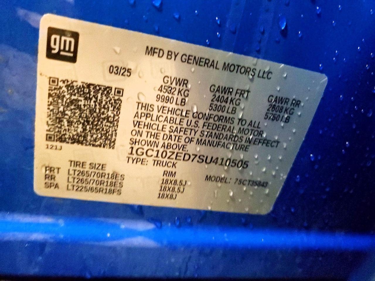 2025 Chevrolet Silverado LT