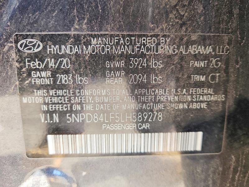 2020 Hyundai Elantra sel