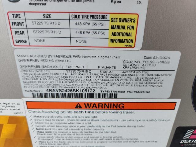 2025 Interstate VICTVCC24TA3 Enclosed Cargo Trailer