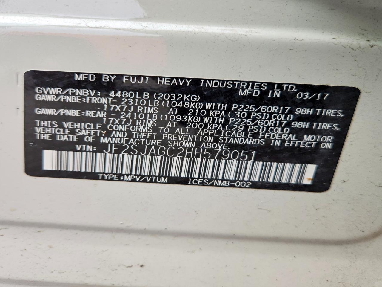 2017 Subaru Forester 2.5i Premium