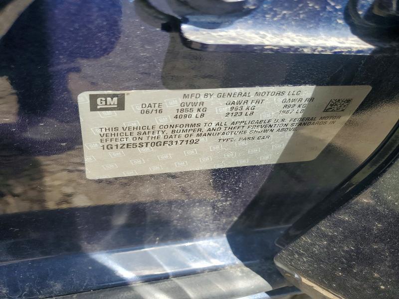 2016 Chevrolet Malibu lt