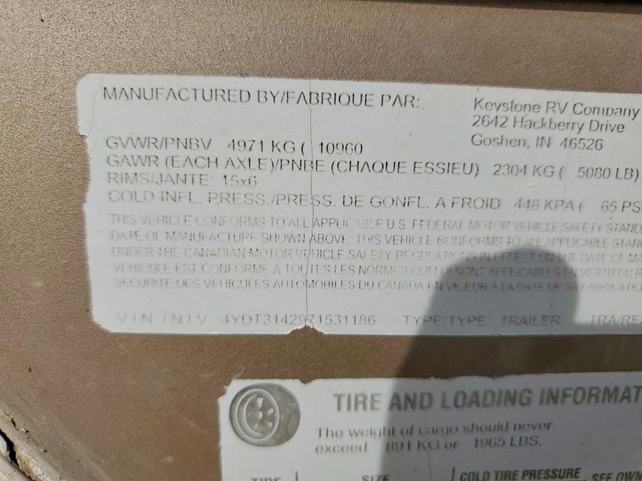 2007 Keystone 2007 Keystone Sprinter Camper