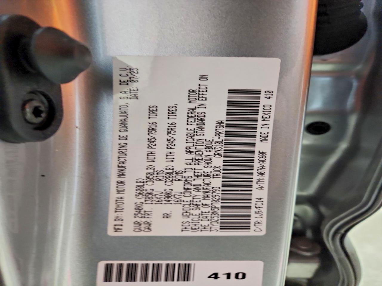 2023 Toyota Tacoma SR5 V6