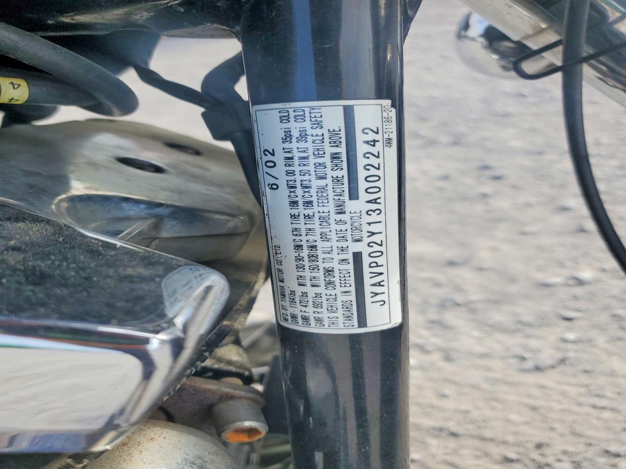 2003 Yamaha XV1600 AS