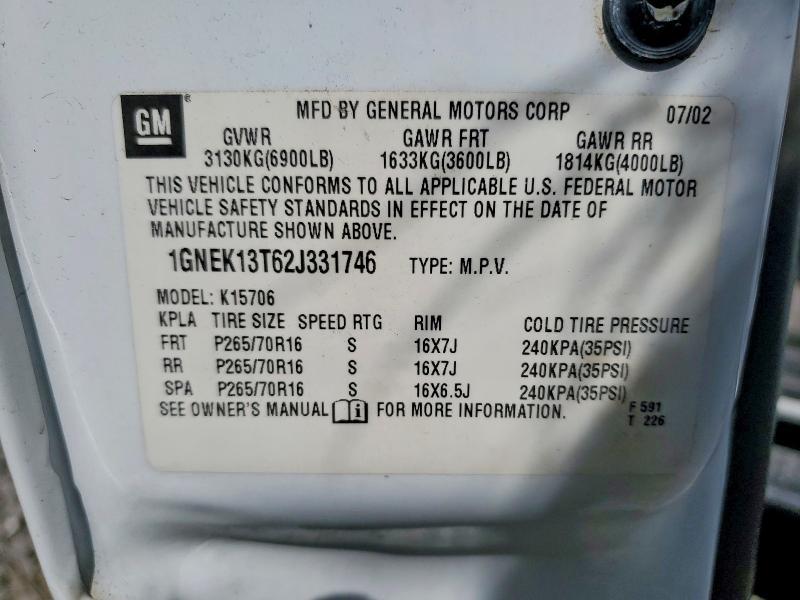 2002 Chevrolet Tahoe K1500