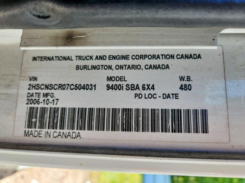 2007 International 9100I Semi Truck