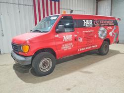 Ford salvage cars for sale: 2007 Ford E350 Delivery van