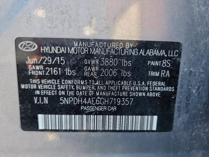 2016 Hyundai Elantra se