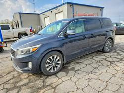 KIA salvage cars for sale: 2016 KIA Sedona sx