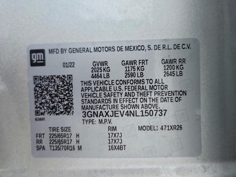 2022 Chevrolet Equinox lt