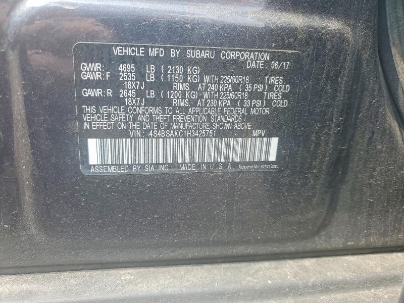 2017 Subaru Outback 2.5i Limited