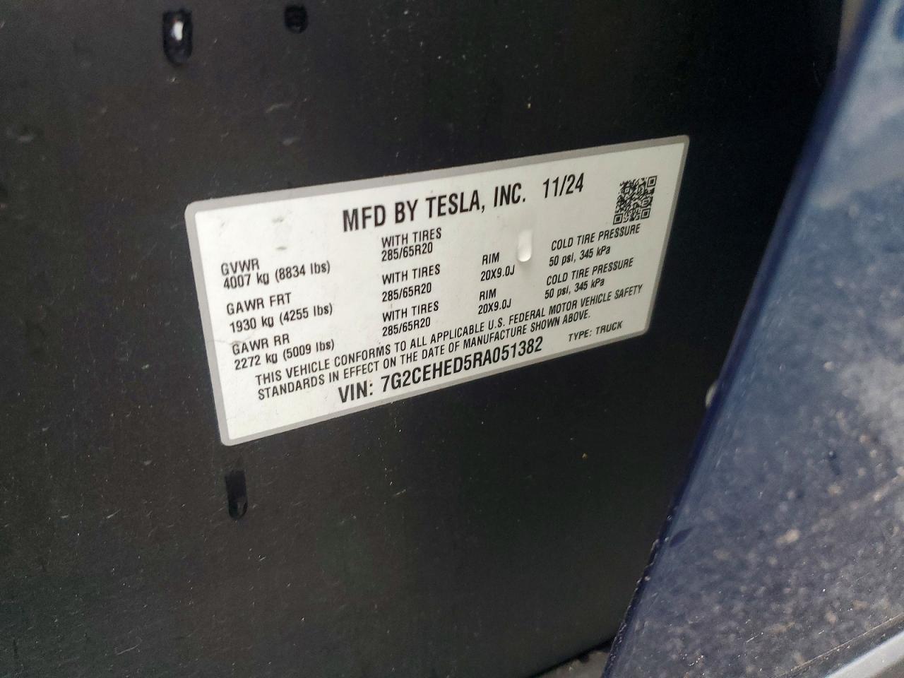 2024 Tesla Cybertruck