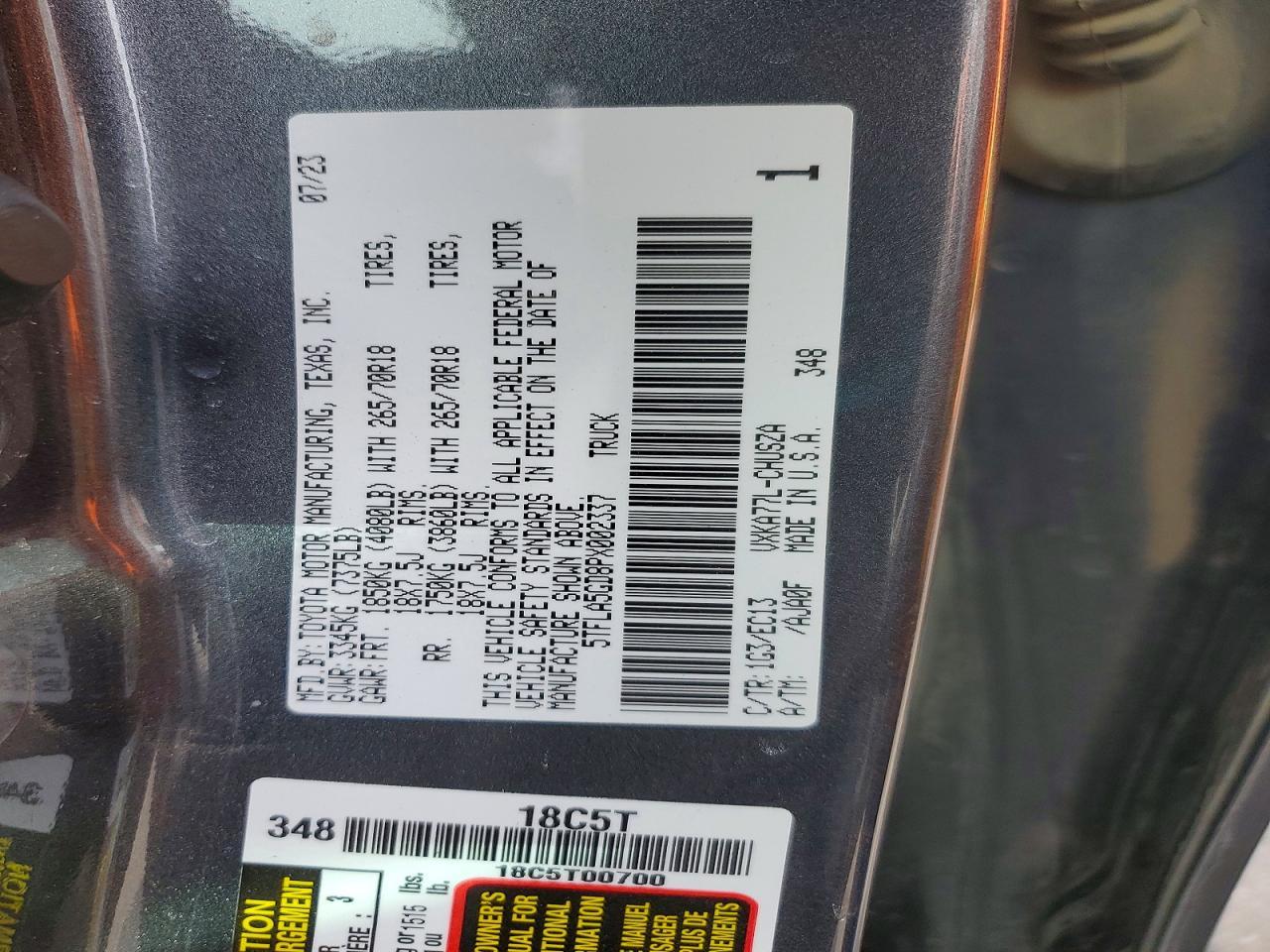 2023 Toyota Tundra SR5