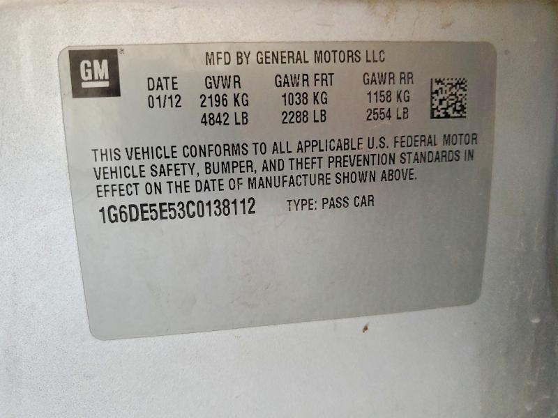 2012 Cadillac Cts Luxury Collection