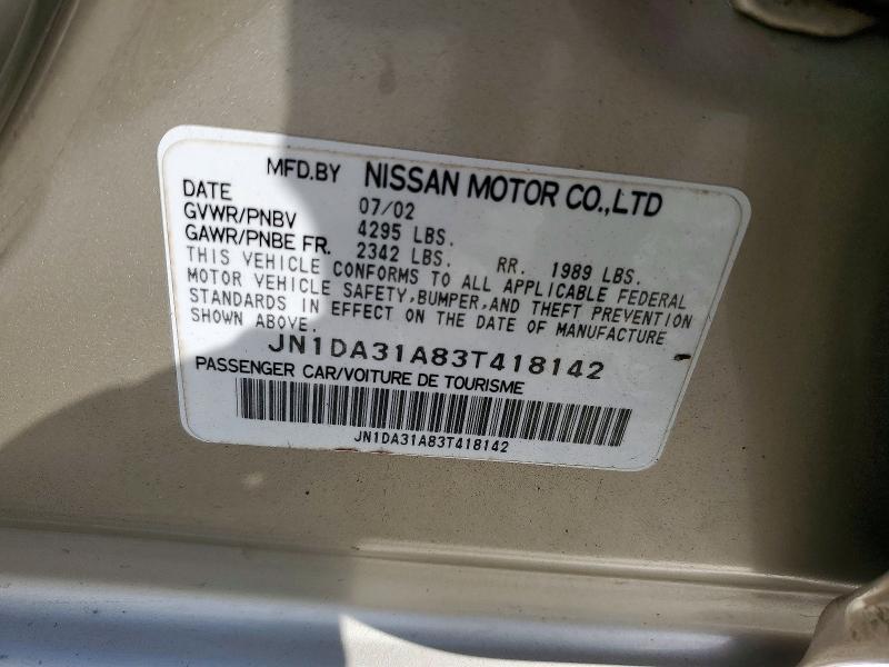2003 Nissan Maxima gxe