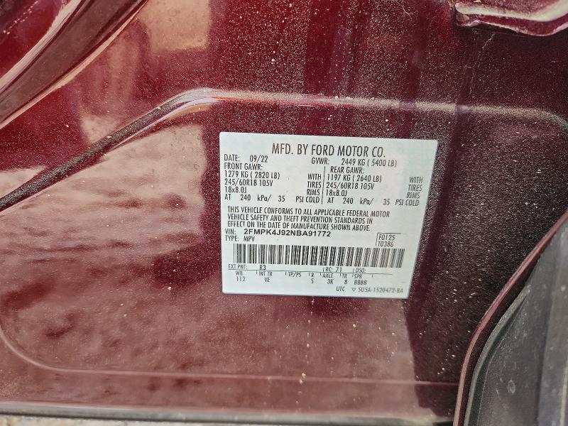 2022 Ford Edge sel
