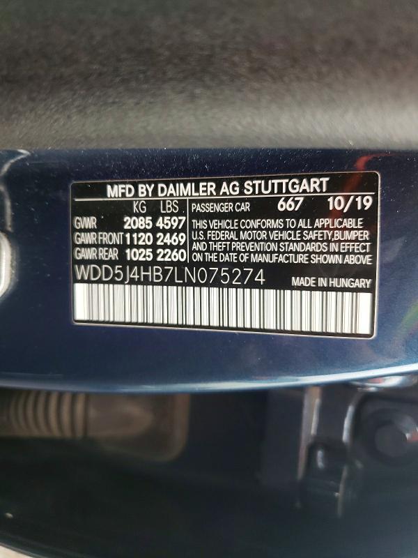 2020 Mercedes-Benz Cla 250 4matic