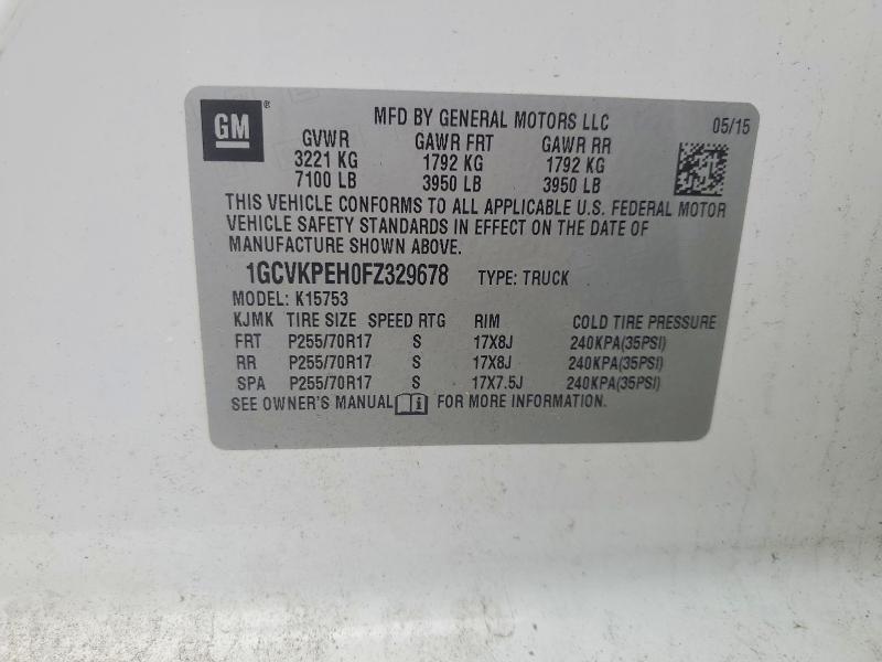 2015 Chevrolet Silverado K1500