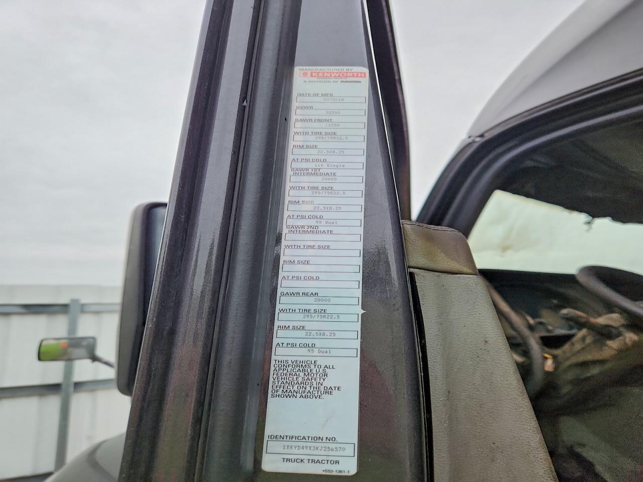 2019 Kenworth Construction T680