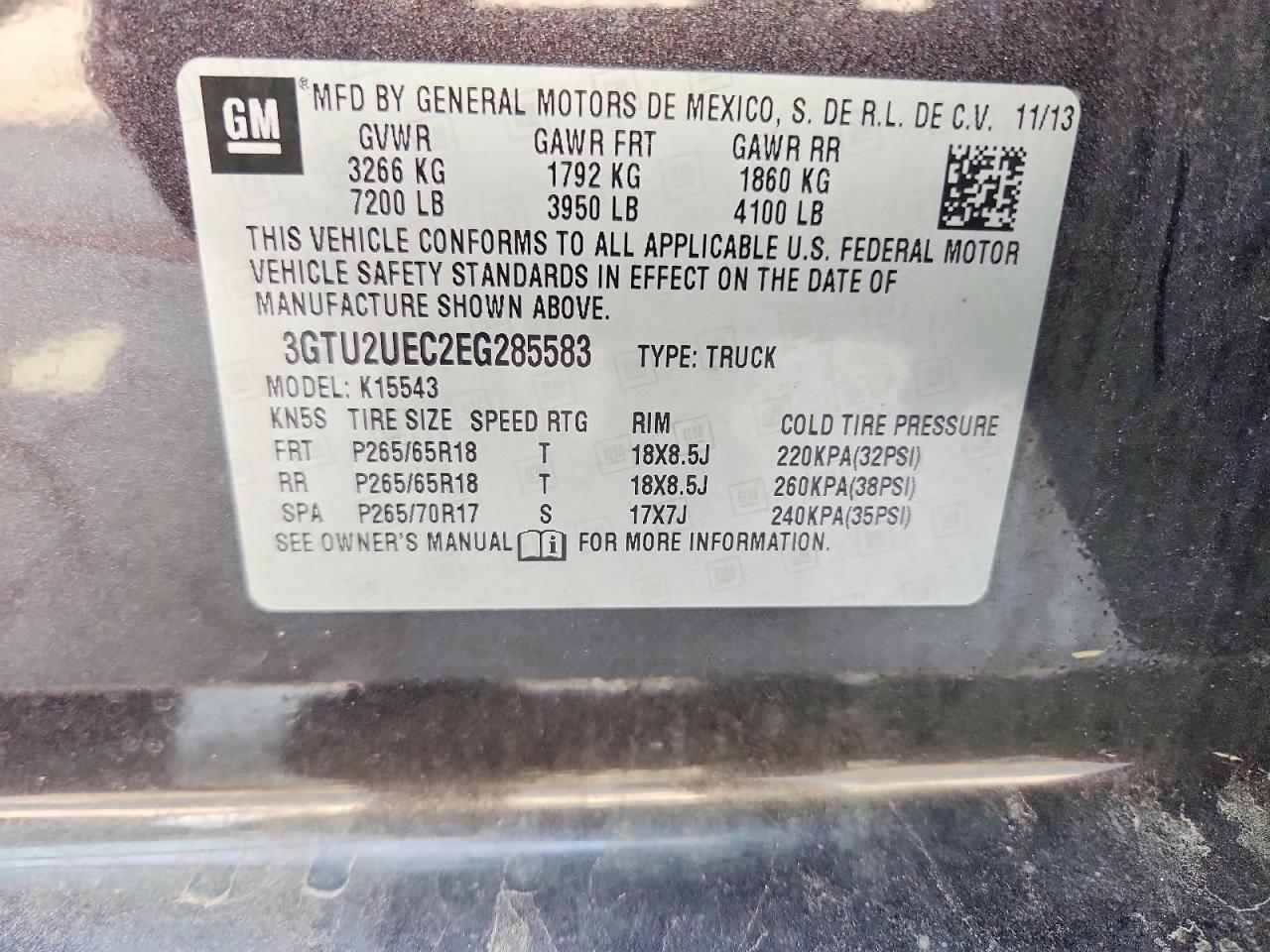 2014 GMC Sierra K1500 SLE