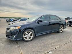 Salvage cars for sale from Copart Grand Prairie, TX: 2013 Toyota Camry se