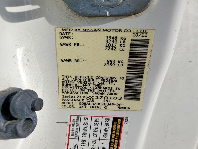 2012 Nissan Altima s