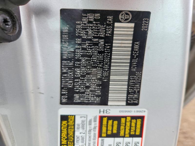 2008 Toyota Camry le