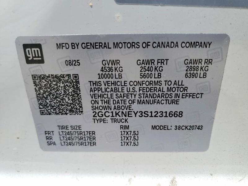 2025 Chevrolet Silverado K2500 Heavy Duty LT