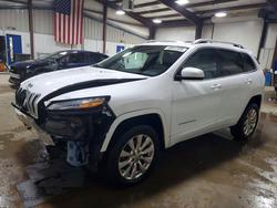 Jeep salvage cars for sale: 2017 Jeep Cherokee Overland