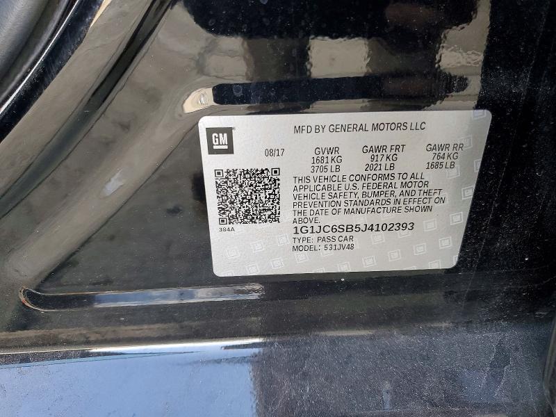 2018 Chevrolet Sonic lt