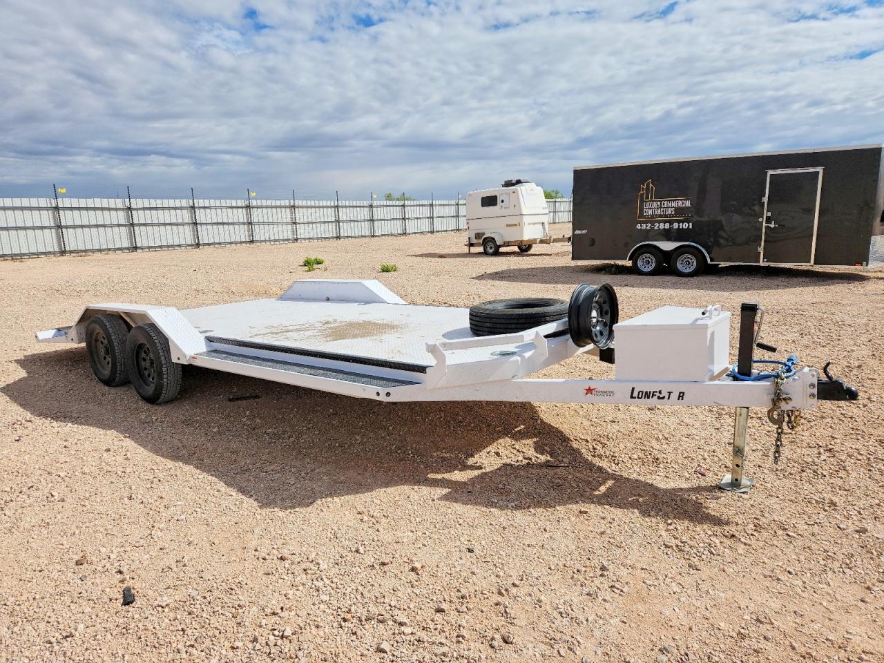 2025 Rawmaxx DRM20BP7K Tilt Deck Equipment Trailer