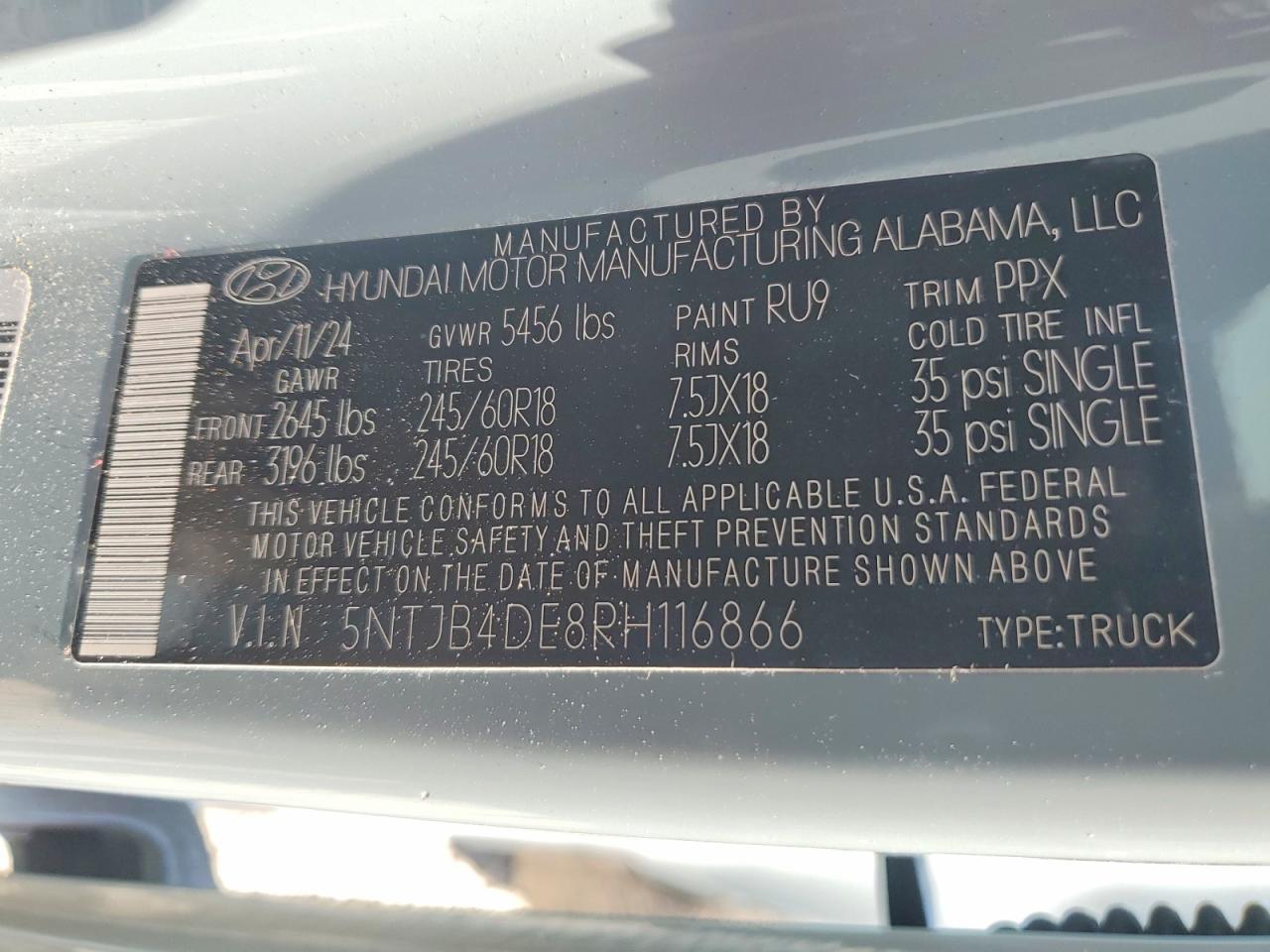 2024 Hyundai Santa Cruz SEL