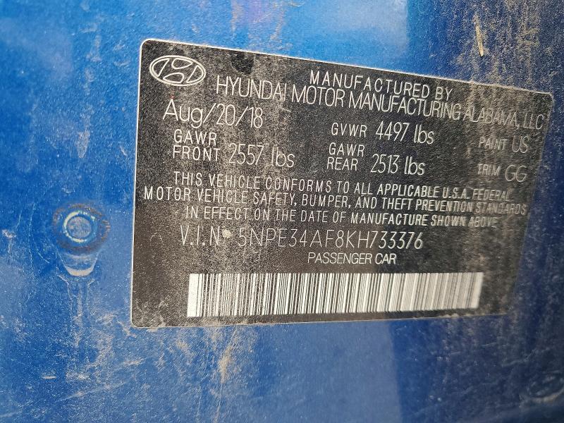 2019 Hyundai Sonata sel